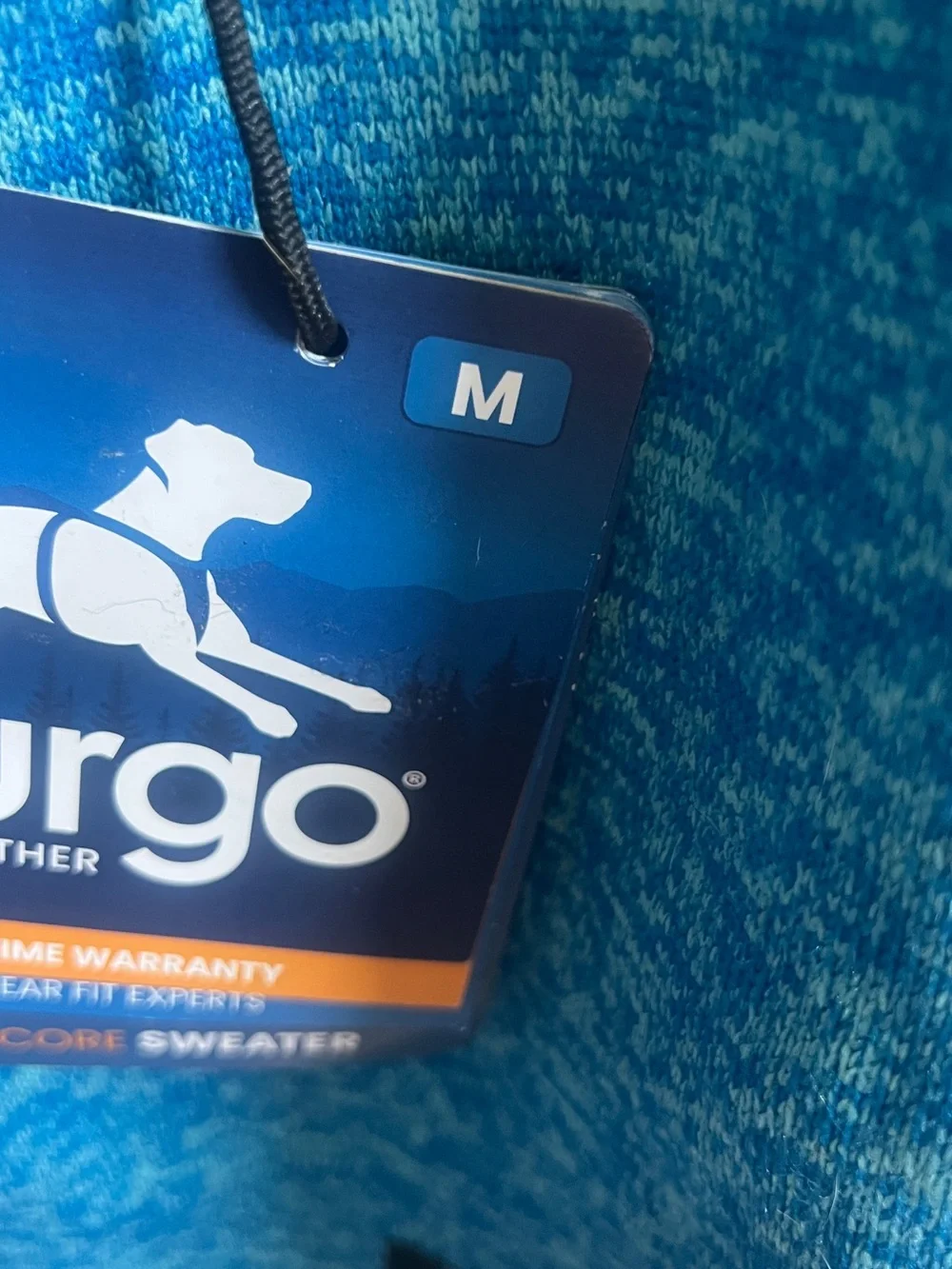 Kurgo M Blue Heather K9 Core Sweater